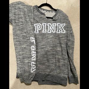 Pink crew neck and jogger